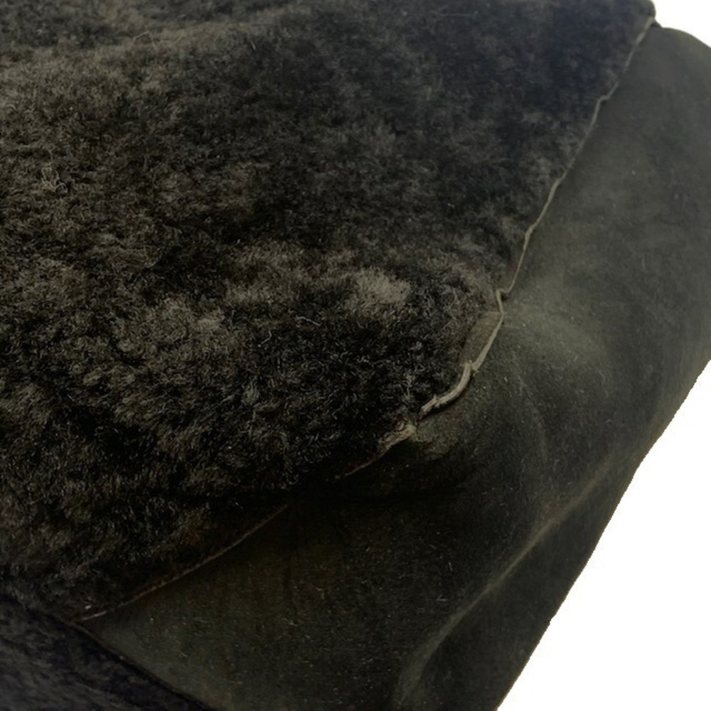 Balenciaga Paper Tote Bag Black Shearling Leather - Picture 9 of 10